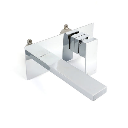 WELS 7.5L/min Basin Mixer Bathroom Vanity Brass Chrome Wall Mounted Spout Outlet - Image 3