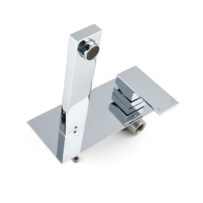 WELS 7.5L/min Basin Mixer Bathroom Vanity Brass Chrome Wall Mounted Spout Outlet - Image 4