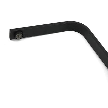 Matt Black Square Gooseneck 360 Swivel Laundry Sink Kitchen Mixer Faucet Tapware - Image 4