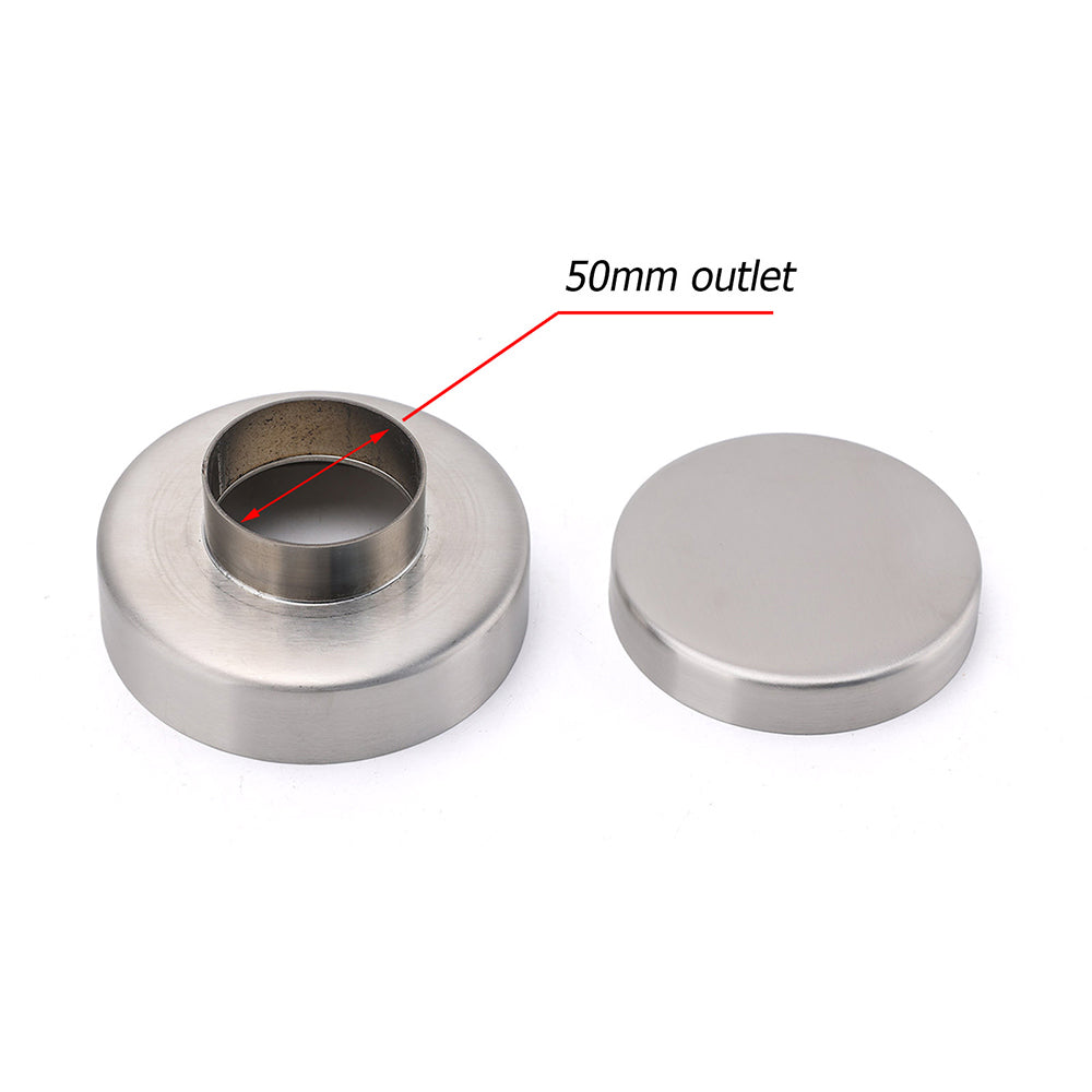 Round 100mm Tile Insert Floor Out Drain Stainless Steel Shower Grate 50mm Waste - Image 4