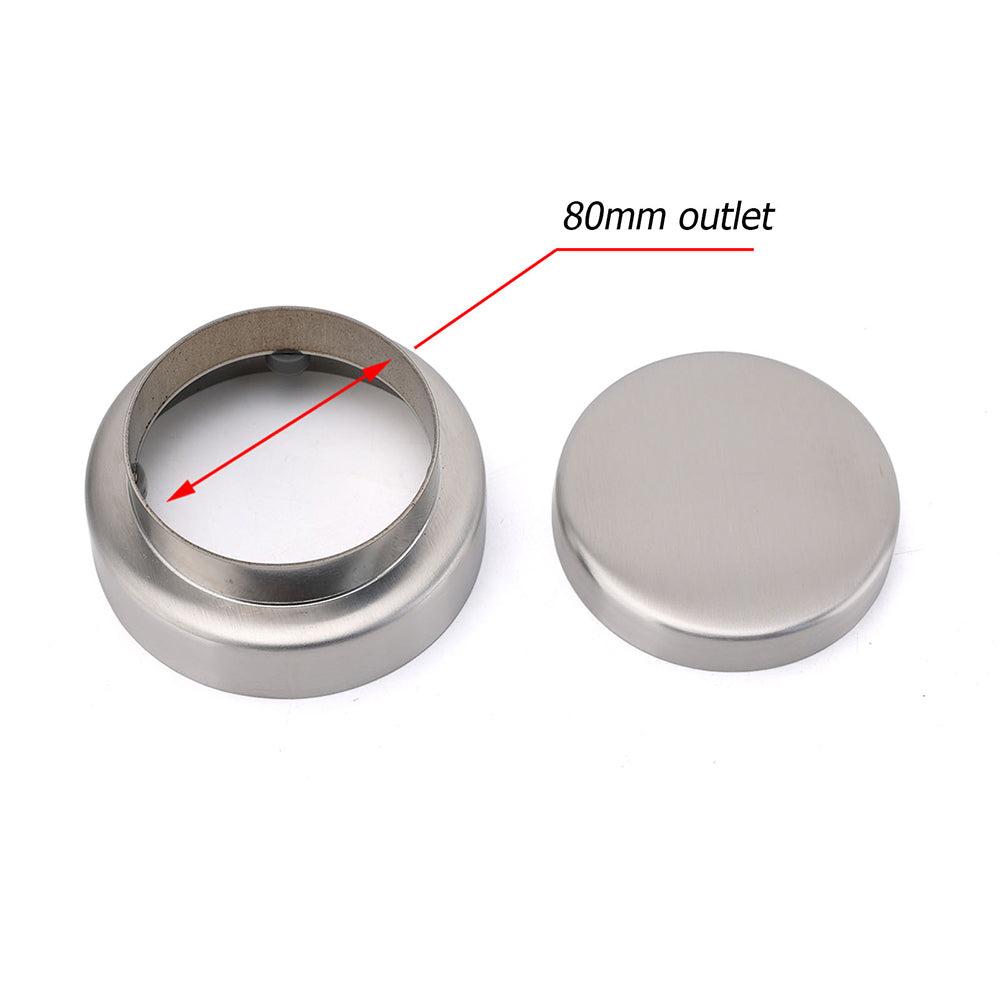 Round Circle Tile Insert Floor Drain Stainless Steel Shower Grate 75mm Outlet - Image 4