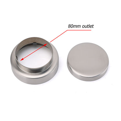 Round Circle Tile Insert Floor Drain Stainless Steel Shower Grate 75mm Outlet - Image 4
