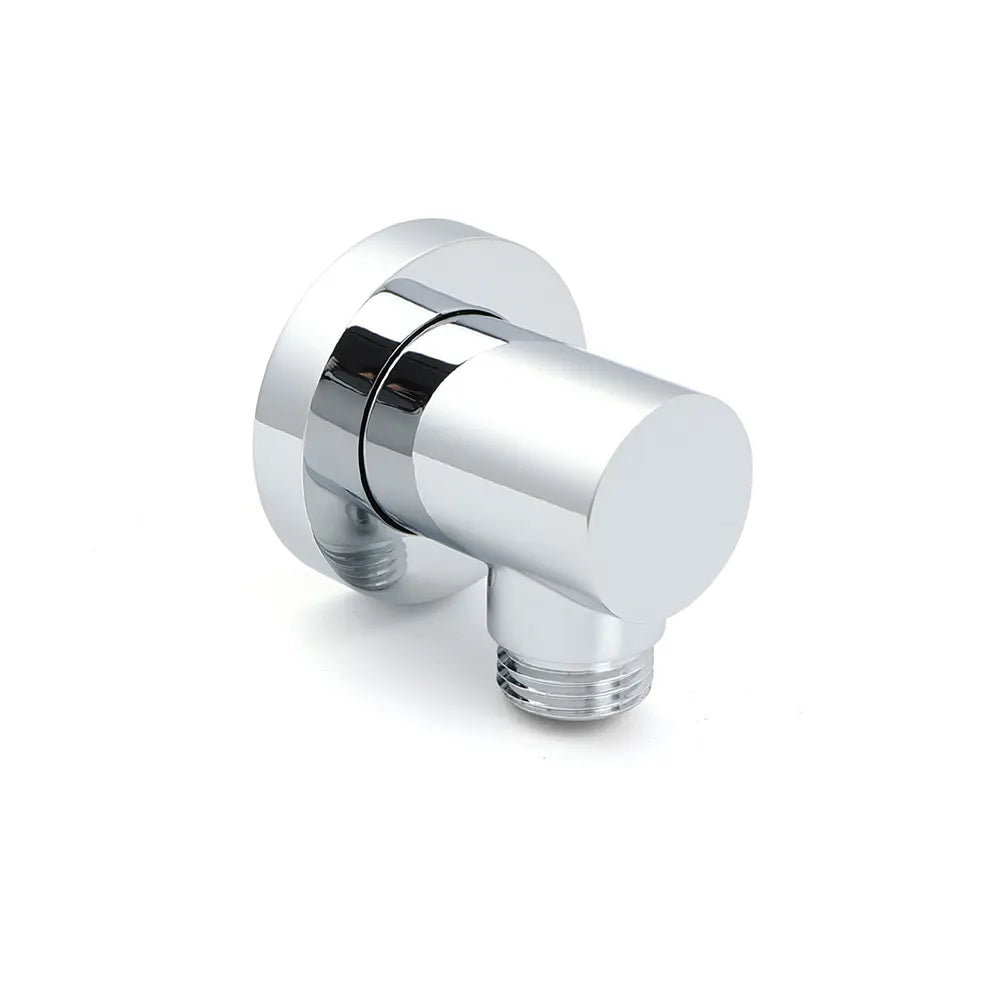 Bathroom Component Brass Chrome Flexible Shower Elbow Connector Water Inlet 1/2" End