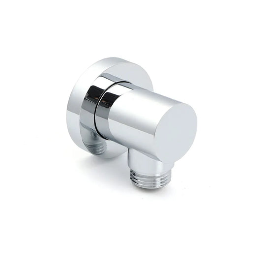 Bathroom Component Brass Chrome Flexible Shower Elbow Connector Water Inlet 1/2" End