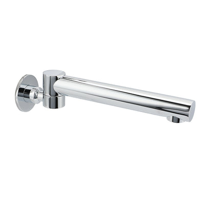 Watermark Chrome Round Basin Wall Mount Faucet Outlet 180° Swivel Brass Bath Tub Spout