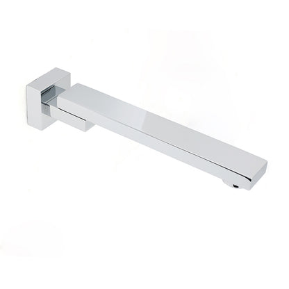 Chrome Square Stainless Steel Shower Bathtub Water Spout Faucet Outlet Tap 180° Swivel Set - Image 6