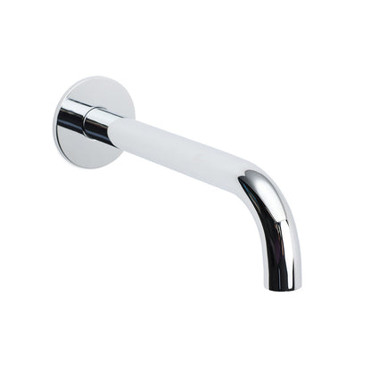 Polisehd Chrome Round 200mm Length Faucet Outlet Bath Tub Water Filler Spout Kit - Image 3