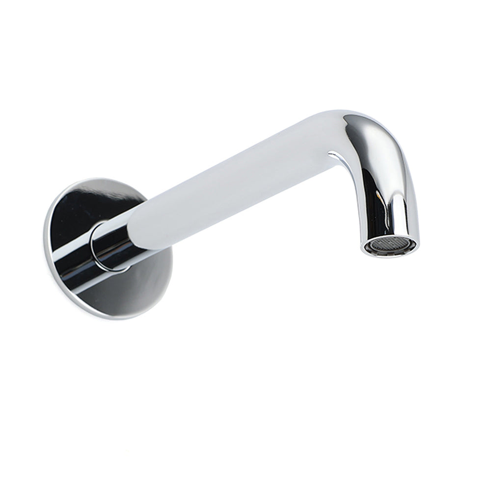 Polisehd Chrome Round 200mm Length Faucet Outlet Bath Tub Water Filler Spout Kit - Image 6