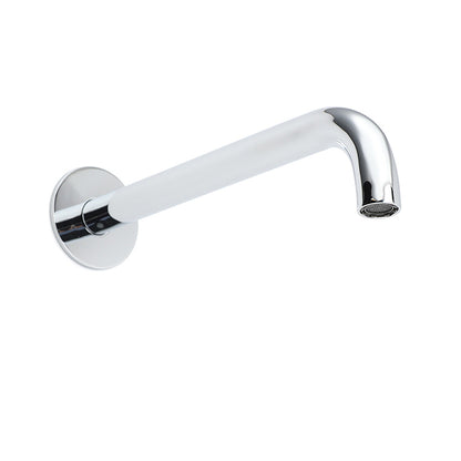 Polisehd Chrome Round 250mm Long Water Filler Spout Bath Tub Wall Mounted Outlet - Image 4