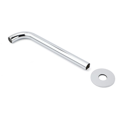 Polisehd Chrome Round 250mm Long Water Filler Spout Bath Tub Wall Mounted Outlet - Image 5