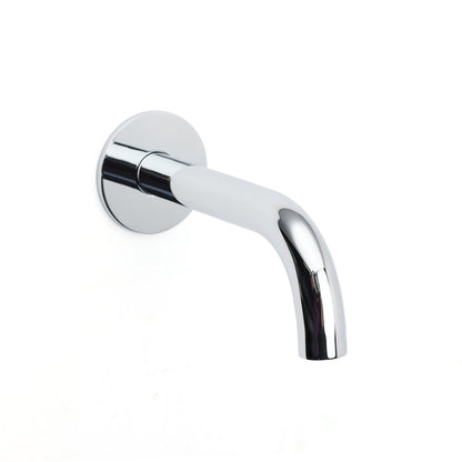 Polisehd Chrome Round Curve Faucet Water Outlet Swivel Bath Tub Filler Spout Set - Image 3