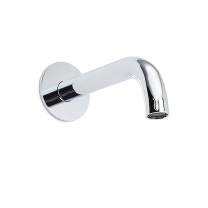 Polisehd Chrome Round Curve Faucet Water Outlet Swivel Bath Tub Filler Spout Set - Image 4