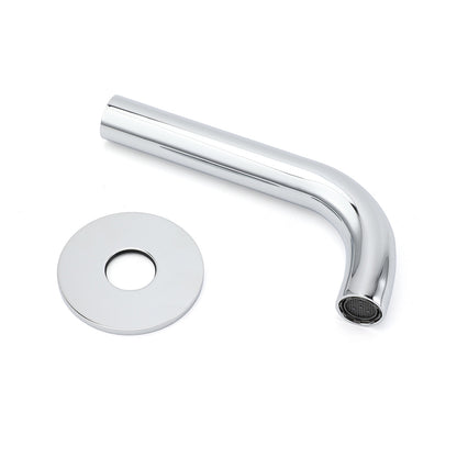 Polisehd Chrome Round Curve Faucet Water Outlet Swivel Bath Tub Filler Spout Set - Image 6