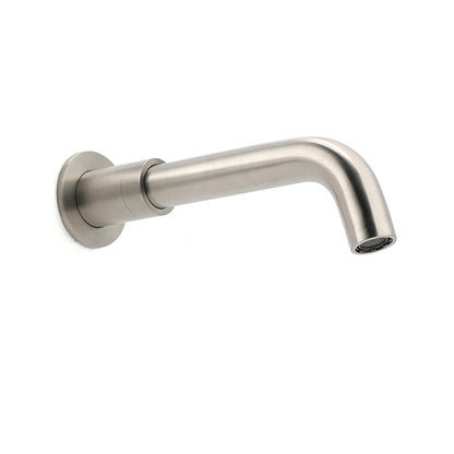 Brushed Nickel Silver Round Swivel Basin Faucet Bubble Water Outlet Bath Tub Spout - Image 2
