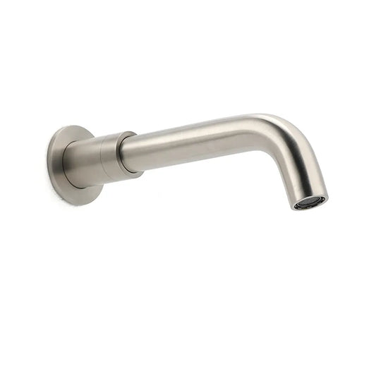 Brushed Nickel Silver Round Swivel Basin Faucet Bubble Water Outlet Bath Tub Spout - Image 2