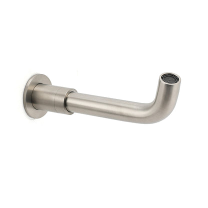 Brushed Nickel Silver Round Swivel Basin Faucet Bubble Water Outlet Bath Tub Spout - Image 6