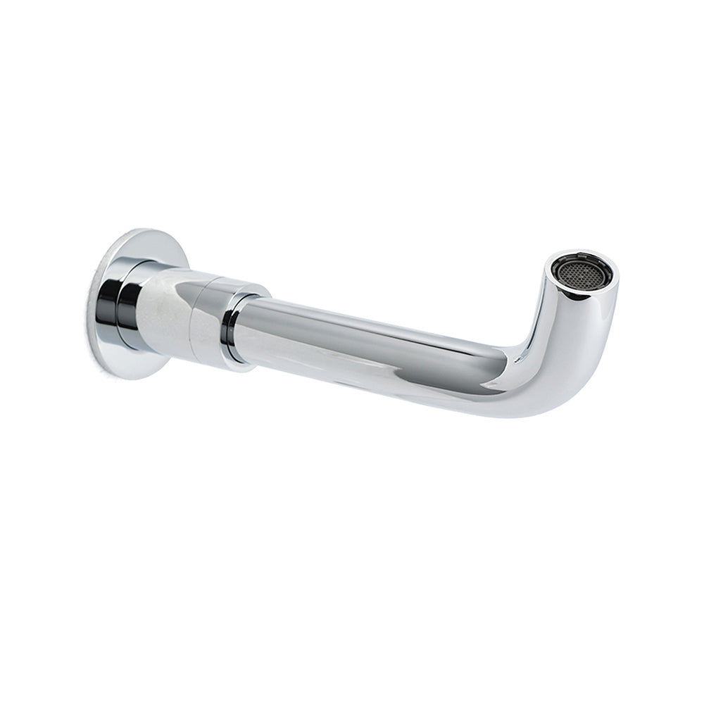 Round Chrome Curve Swivel Basin Faucet Bubble Water Outlet Swivel Bathtub Spout - Image 4