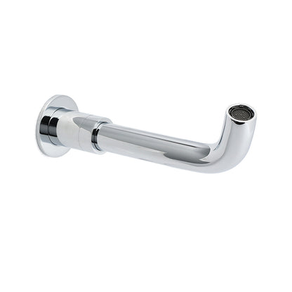 Round Chrome Curve Swivel Basin Faucet Bubble Water Outlet Swivel Bathtub Spout - Image 4