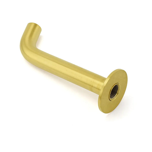 Brushed Gold Round Curve Bathtub Spout Stainless Steel Faucet Water Outlet Tap - Image 5