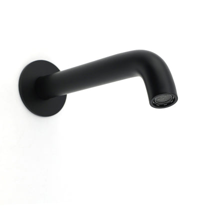 Matt Black Round Basin Faucet Bubble Water Outlet Stainless Steel Bath Tub Spout - Image 3