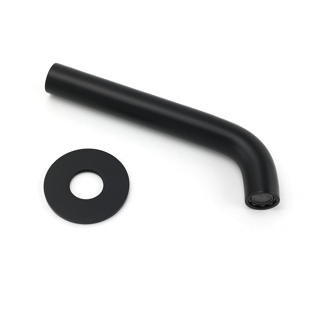 Matt Black Round Basin Faucet Bubble Water Outlet Stainless Steel Bath Tub Spout - Image 5