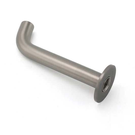 Gun Metal Grey Round Bathtub Spout Basin Curve Faucet Bubble Wall Mounted Outlet - Image 5