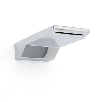 Chrome Square Shower Bath Tub Filler Waterfall Spout Faucet Outlet 1/2 Inch End - Image 4