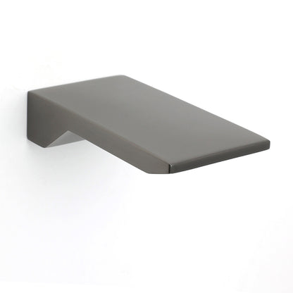 Gun Metal Grey Square Stainless Steel Bathtub Flat Spout Waterfall Filler Outlet - Image 3