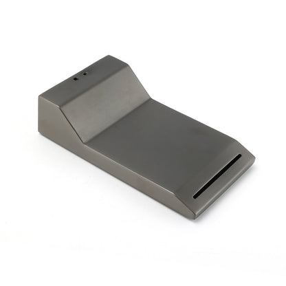 Gun Metal Grey Square Stainless Steel Bathtub Flat Spout Waterfall Filler Outlet - Image 5