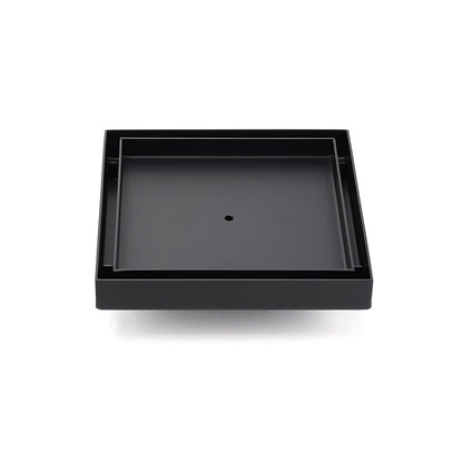 Matt Black 150x150mm Tile Insert Floor Drain Shower Grate 50mm Outlet Watermark