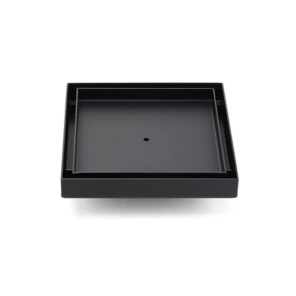 Matt Black 150x150mm Tile Insert Floor Drain Shower Grate 50mm Outlet Watermark