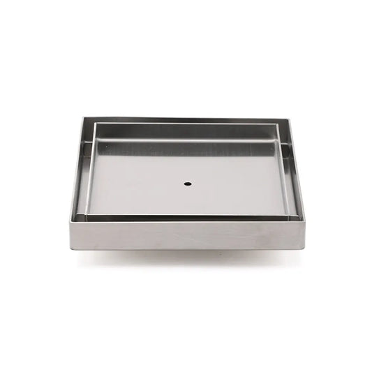 Square 150x150mm Tile Insert Floor Drain 80mm Waste Stainless Steel Shower Grate