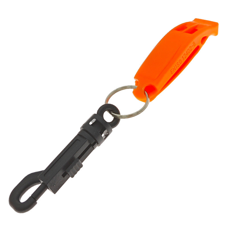 10-Piece Whistle - Emergency Whistle - Sturdy and durable whistles, suitable for referees, coaches, emergencies, lifeguards, basketball, football, diving, hiking, adventure sports, etc. - Orange - Image 2