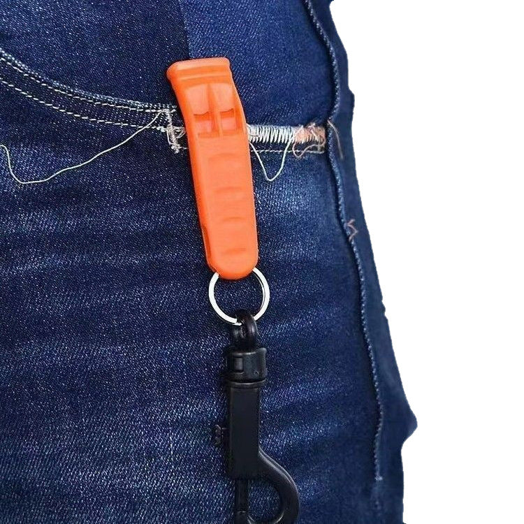 10-Piece Whistle - Emergency Whistle - Sturdy and durable whistles, suitable for referees, coaches, emergencies, lifeguards, basketball, football, diving, hiking, adventure sports, etc. - Orange - Image 3