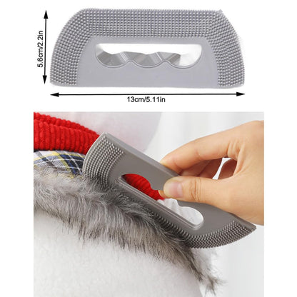 Cat Brush - Pumpkin Shape - Cat Comb - Dog Brush - Brush Against Cat Hair - Anti-Shedding - Coat Care - Gray - Image 6