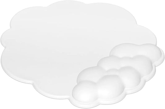 Mouse pad - Mouse pad with wrist rest - Ergonomic mouse pad - Mouse pad with leather surface, suitable for computers, laptops, office, home and travel, with non-slip bottom - Image 2