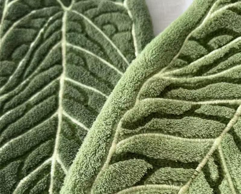 Towels - Towel set - Soft, absorbent kitchen and bathroom towels made of coral fleece with hanging loops for easy dishwashing and hand washing - 2-pack (dark green, light green) - Image 4