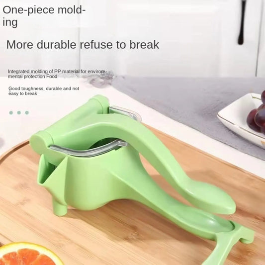 Manual Juicer - Fruit and Vegetable Juicers - Portable Multifunctional Lemon and Orange Juicer for Home Use - High Efficiency Juicing Appliance - Light Green - Image 6