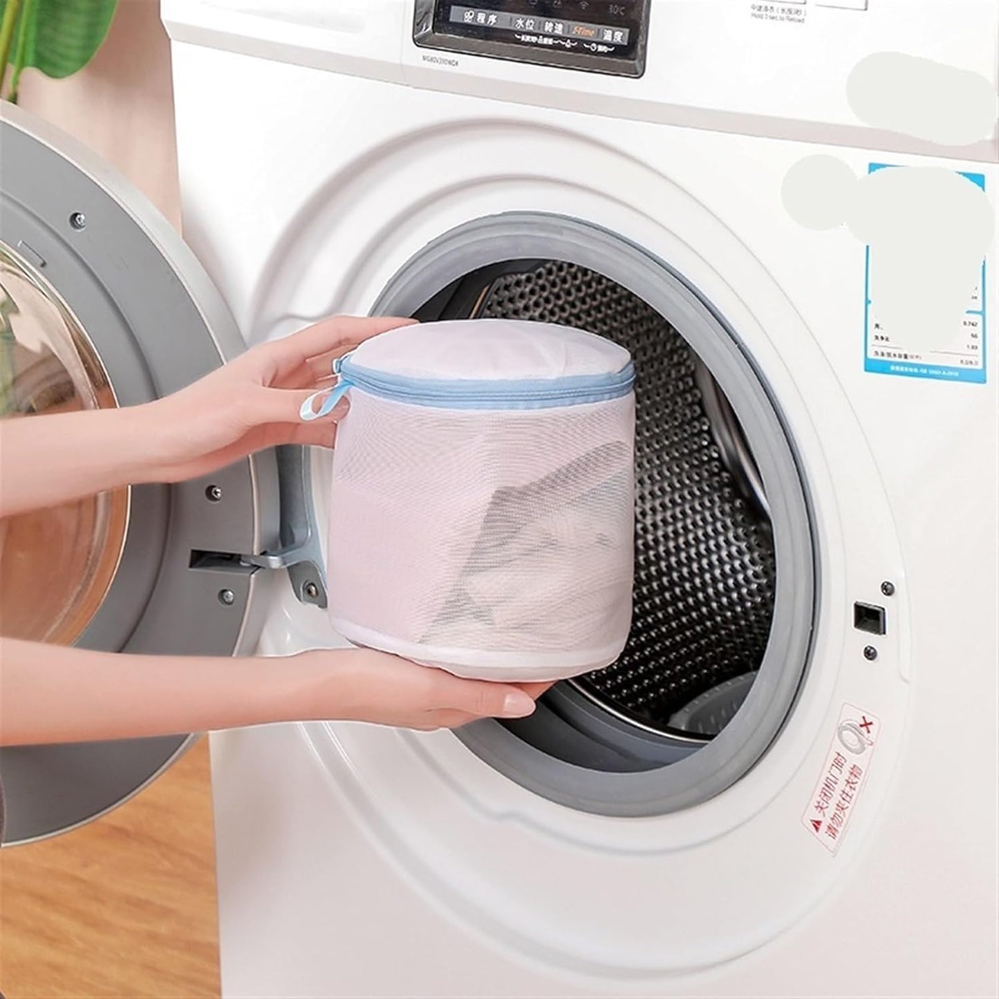Laundry Bag - Blue Laundry Bags with Zipper - Fine Mesh Storage Bags - Protect Your Laundry and Washing Machine - Laundry Bags for Washing Bras, Underwear, Socks, Baby Clothes, Travel and Storage - Set of 6 - Image 3
