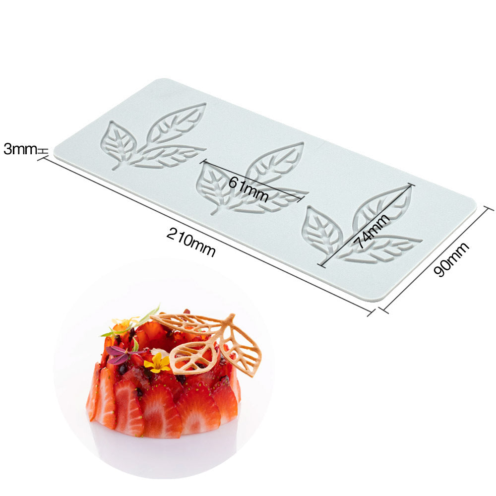 Baking Molds (3-Piece Set) - Silicone Baking Molds - Three Different Shapes - Maple Leaf, Clover, and Snowflake Patterns - Suitable for baking chocolate, candy, and cupcakes, this is a handy tool for creating fun homemade desserts - Image 2