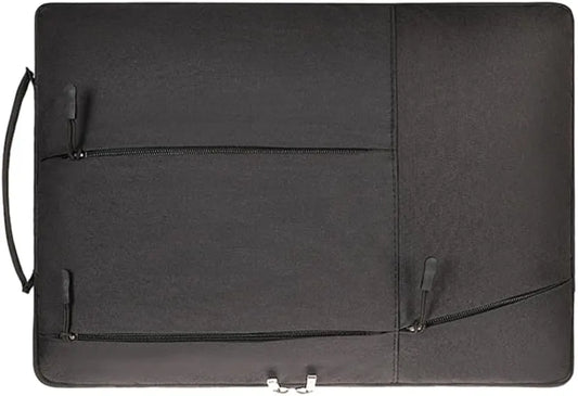 Laptop Case - Suitable for 13/14/15.6 inches - Zippered Laptop Case - Laptop Sleeve - Waterproof Oxford Cloth - Scratch and Wear Resistant, Easy to Carry - Black - Image 2