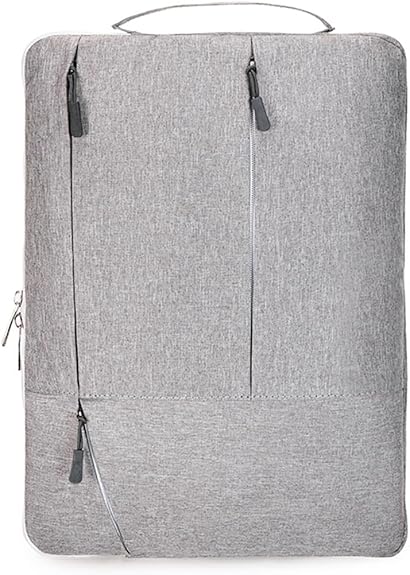 Laptop Case - Suitable for 13/14/15.6 inches - Zippered Laptop Case - Laptop Sleeve - Waterproof Oxford Cloth - Scratch and Wear Resistant, Easy to Carry - Gray - Image 2