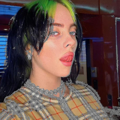 Billie Eilish Necklace for Women, Silver Pendant, Charms - Image 4