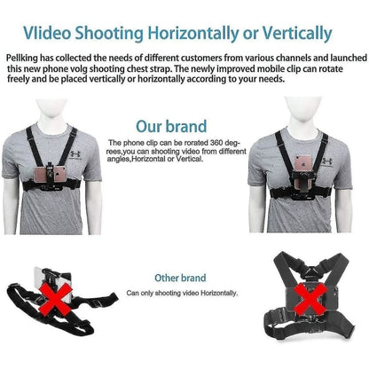 Universal Mobile Phone Clamp Compatible with Action Camera Pov Gopro Samsung Iphone Holder & Tripod null none-WELLNGS - Image 4