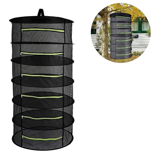 Drying Net, Foldable Mesh Hydroponic Drying Rack Drying Net for Herbs