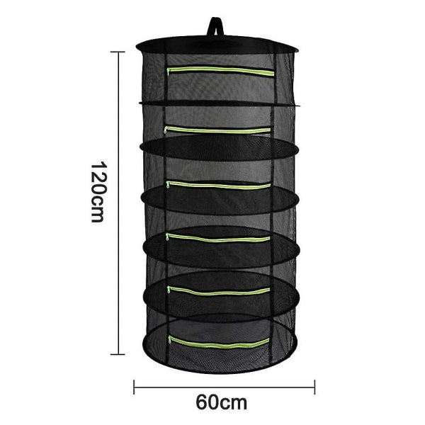 Drying Net, Foldable Mesh Hydroponic Drying Rack Drying Net for Herbs - Image 4