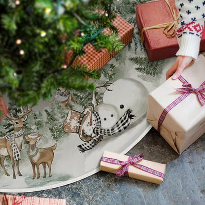 Christmas Tree Mat 36 Inch, Winter Season Christmas Tree Decoration - Image 2