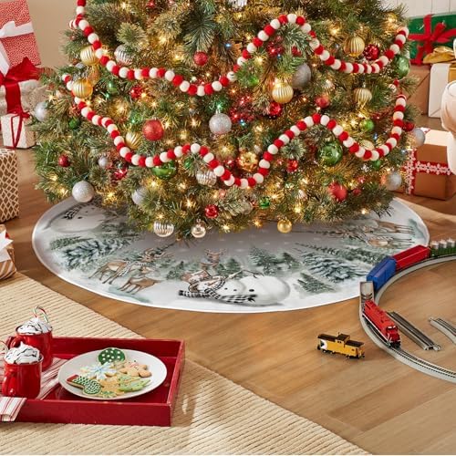Christmas Tree Mat 36 Inch, Winter Season Christmas Tree Decoration - Image 3