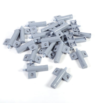 20pcs/pack Kitchen Door Stop Drawer Soft Quiet Closing Damper Buffers Grey/White - Image 2