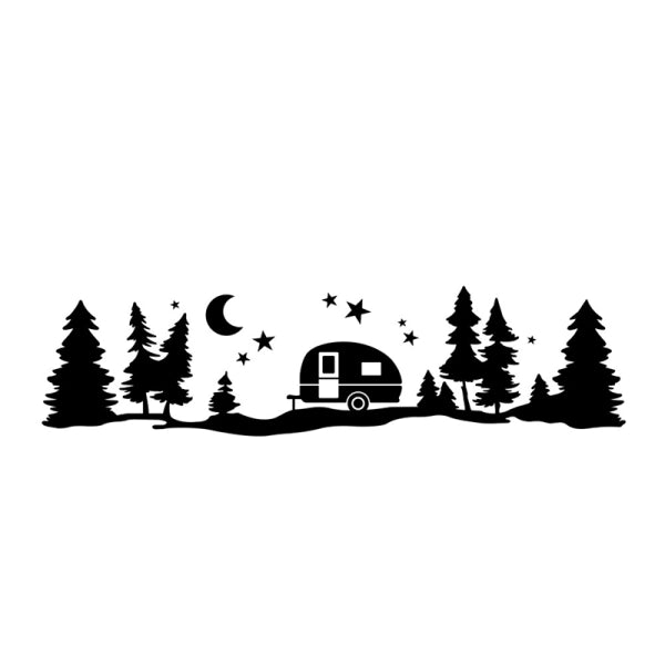 Tree Forest Vinyl Body Decal Sticker for SUV RV Van Caravan Off - Image 4